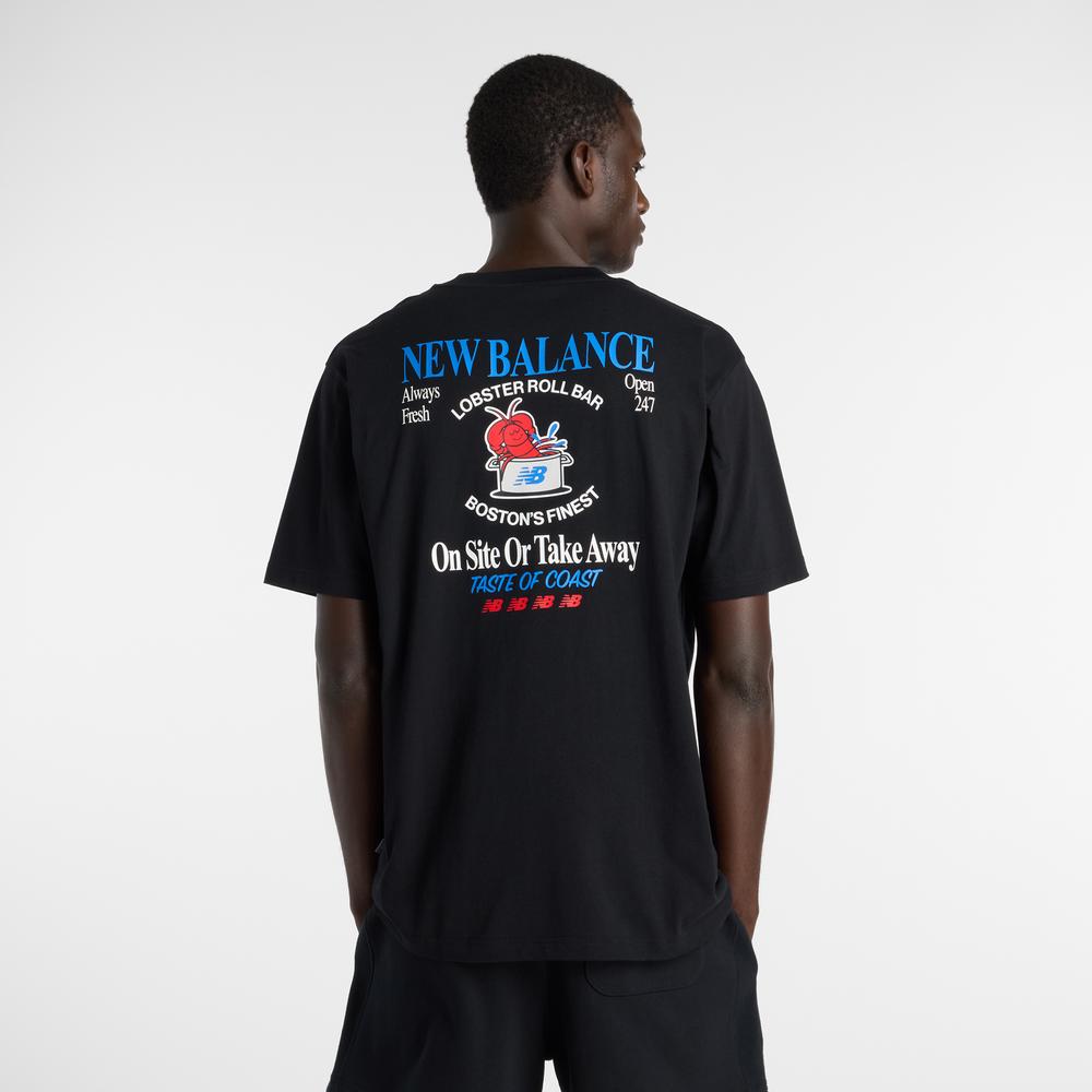 Koszulka męska New Balance MT61Y1F6BK - czarna