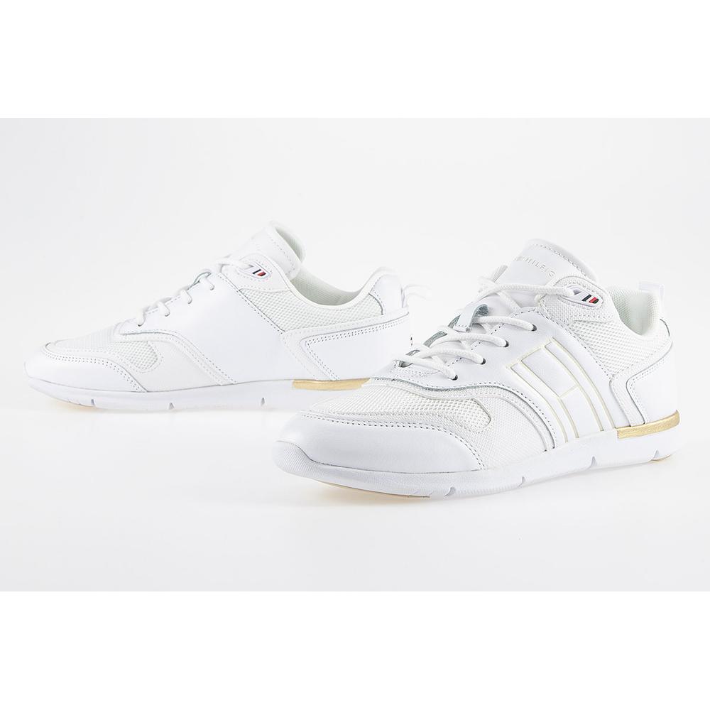 Buty Tommy Hilfiger Lightweight Sneaker FW0FW06516-YBR - białe