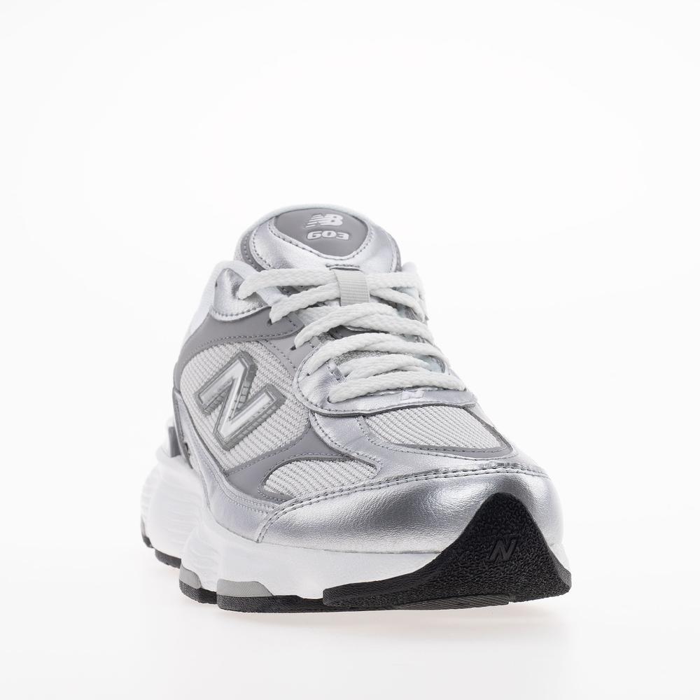 Buty damskie New Balance W6037JY - srebrne