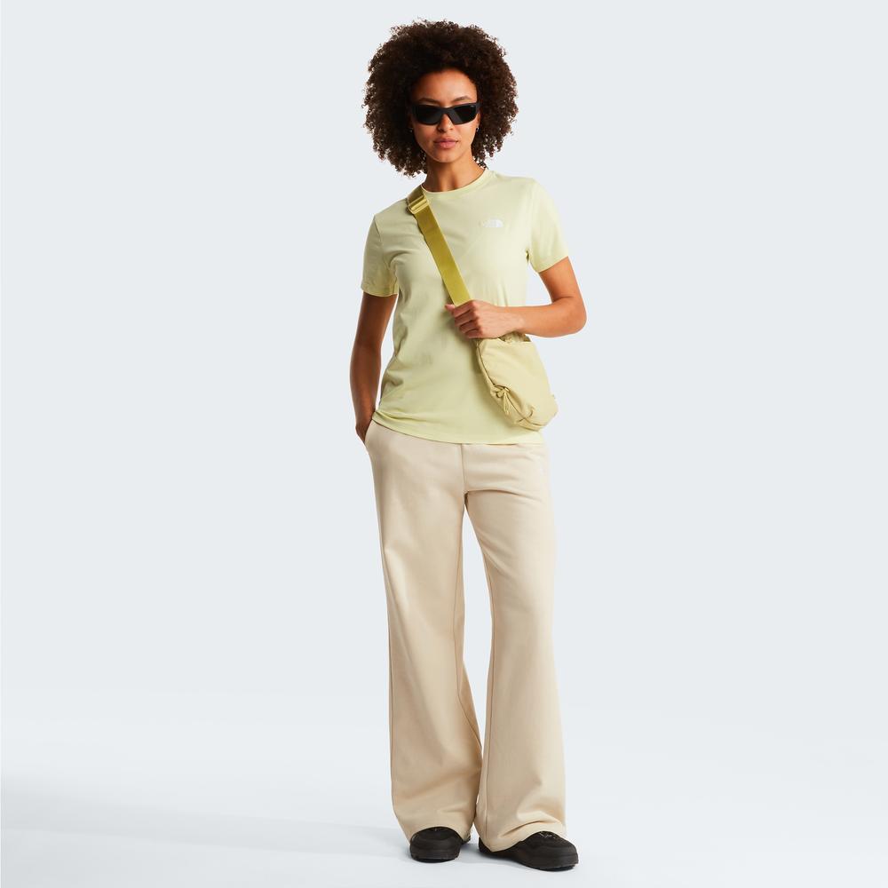 Koszulka damska The North Face Evolution Simple Dome 0A8FX7G6O1 - żółta