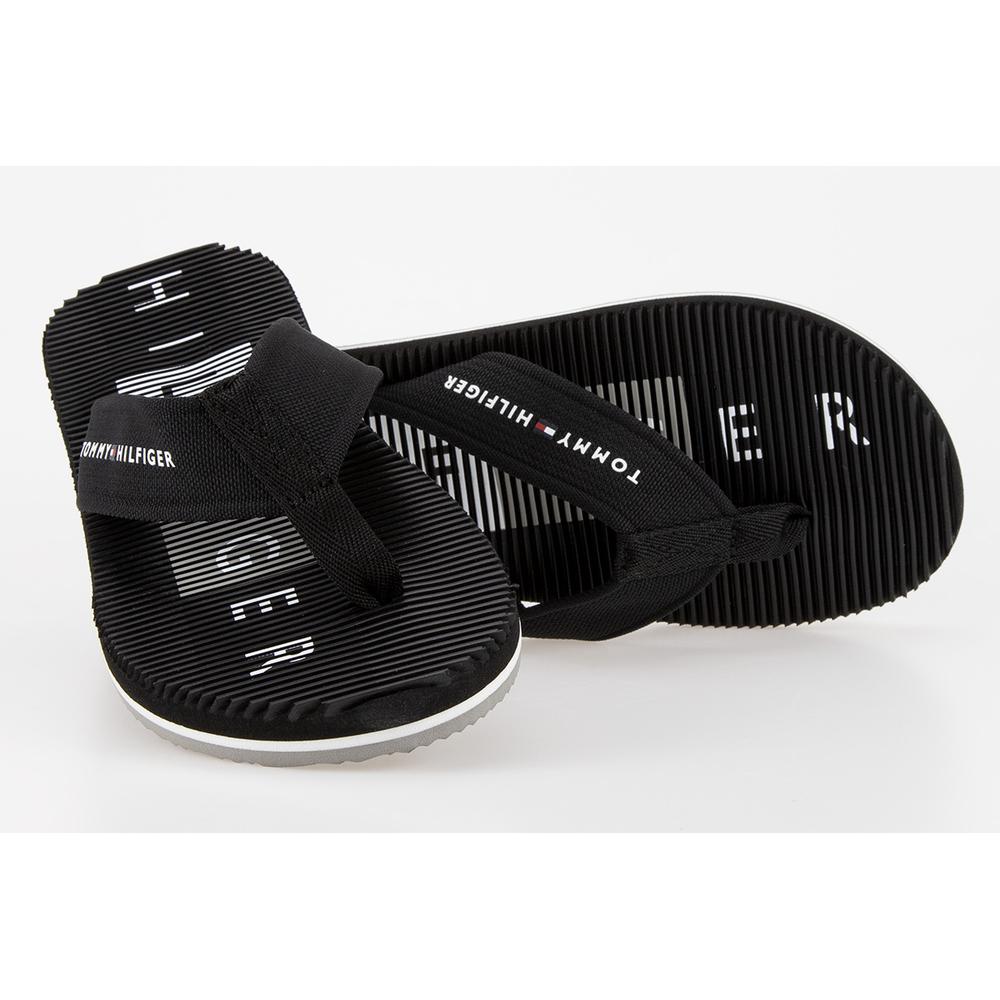 Japonki Tommy Hilfiger Massage Footbed Beach Sandal FM0FM03979-BDS - czarne