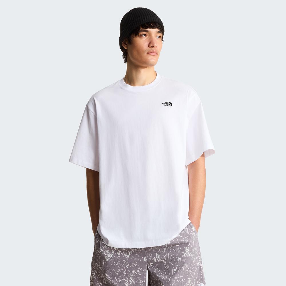 Koszulka męska The North Face Essential Simple Dome 0A8EVWFN41 - biała