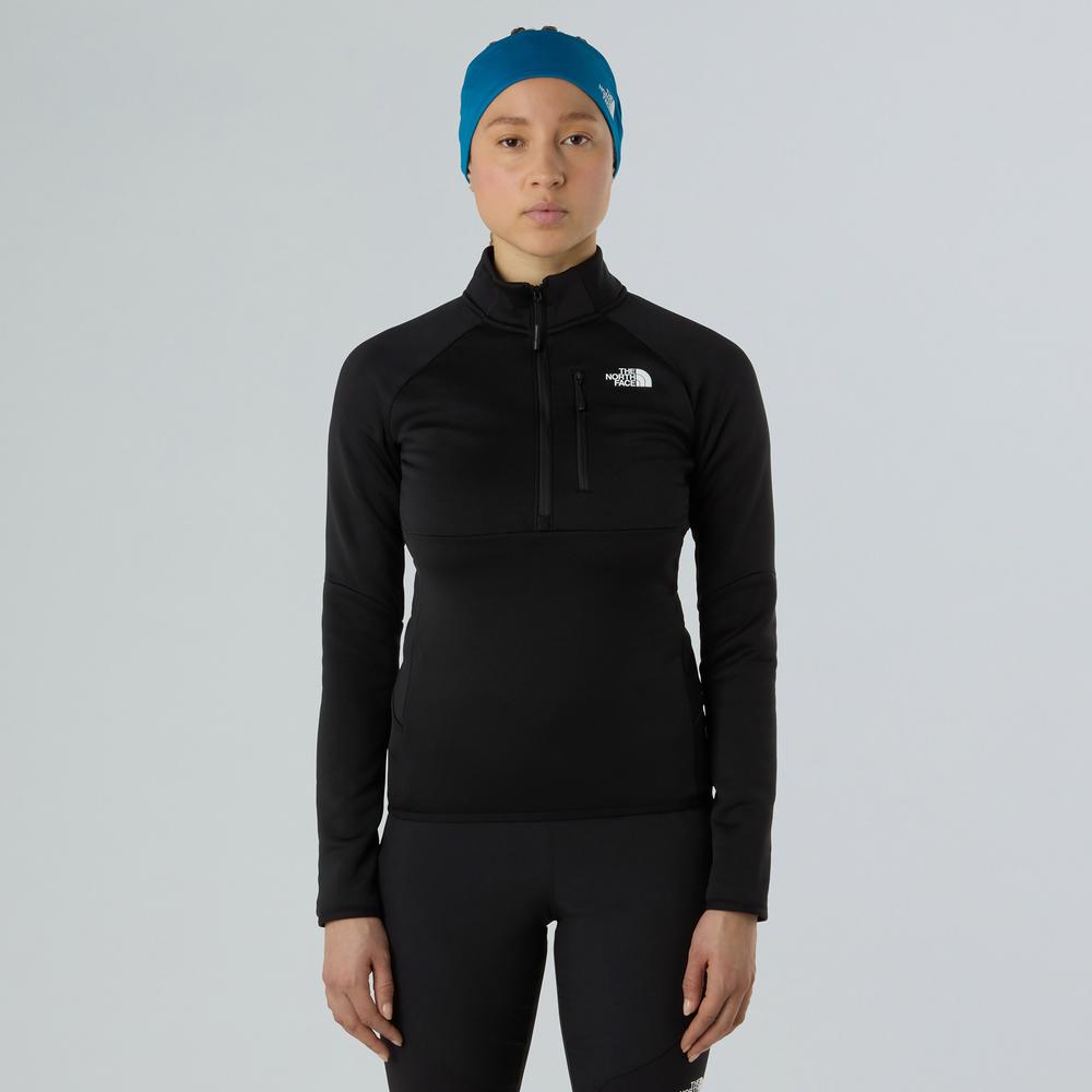 Bluza damska The North Face Meteora 1/4 Zip Fleece 0A8E2SJK31 - czarna