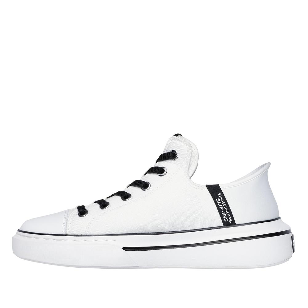 Buty męskie Skechers Premium Leather Skechers Slip-ins Snoop One OG 251026WBK - białe