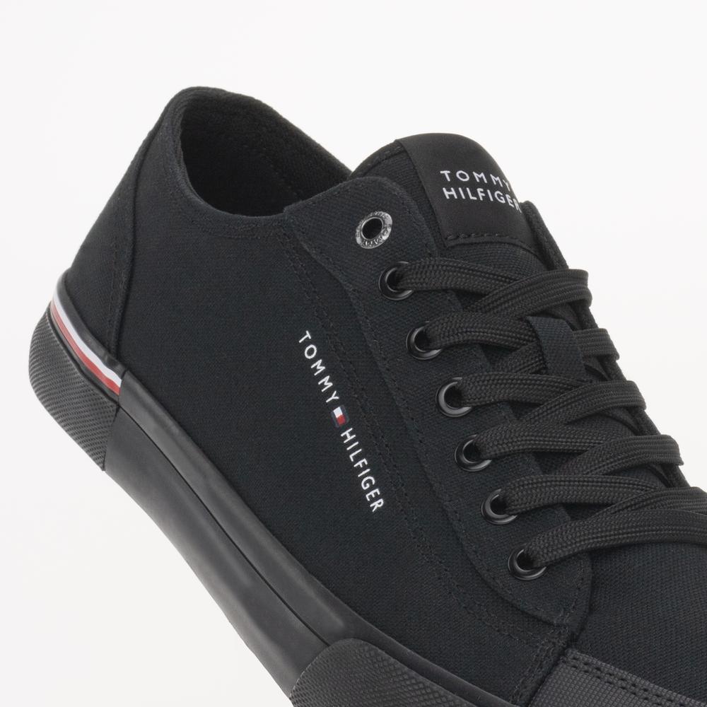 Buty Tommy Hilfiger Corporate Vulc Canvas FM0FM04954-BDS - czarne