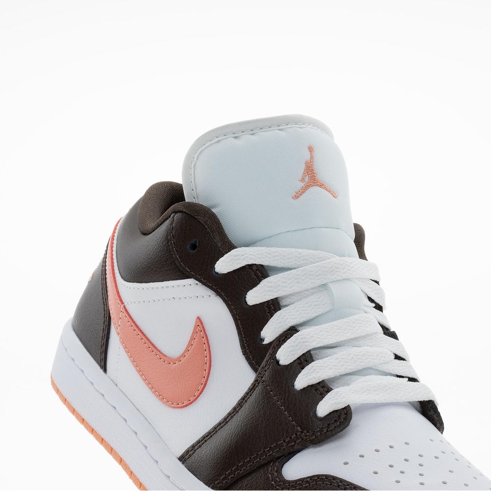 Buty damskie Nike Air Jordan 1 Low DC0774-182 - brązowo-białe