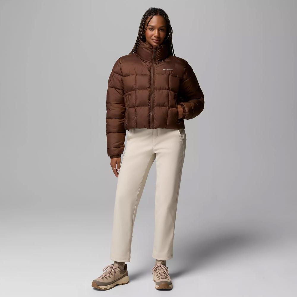 Kurtka damska Columbia Puffect III Cropped 2171241256 - brązowa