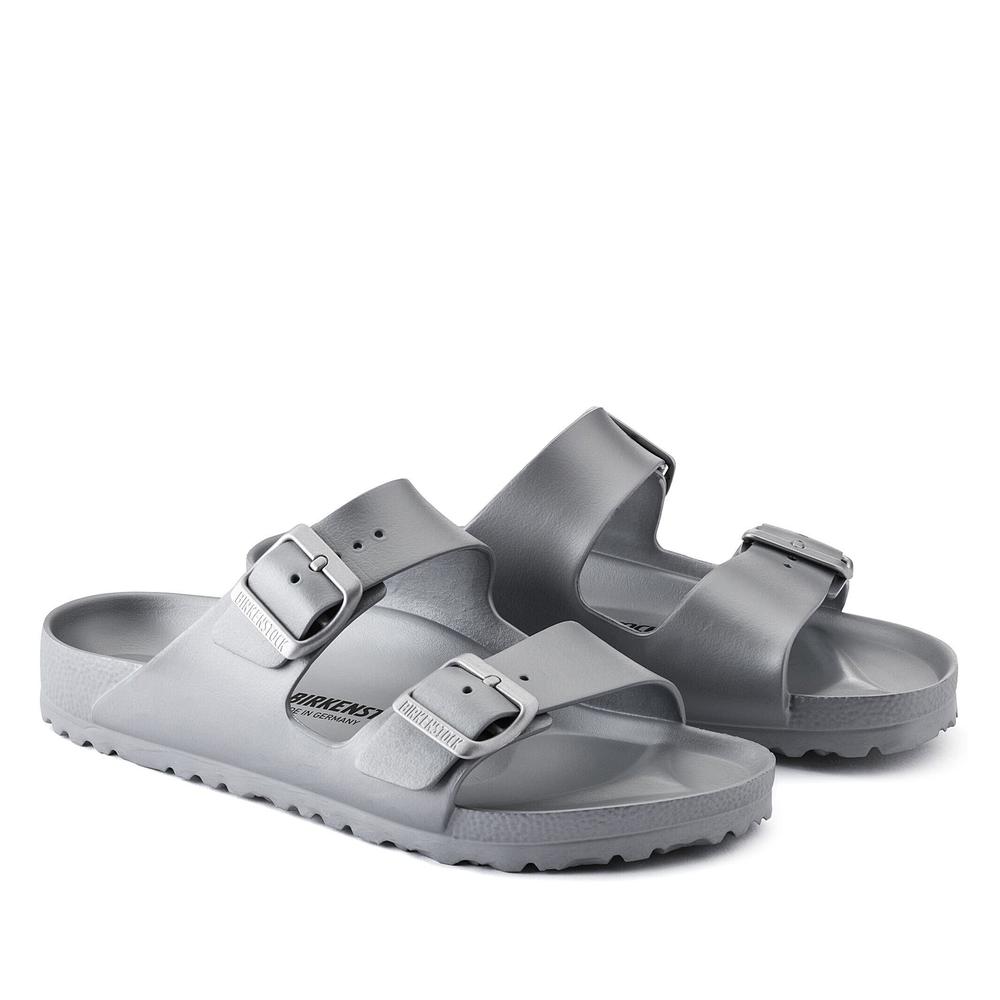 Klapki męskie Birkenstock Arizona Eva 1003490 - szare