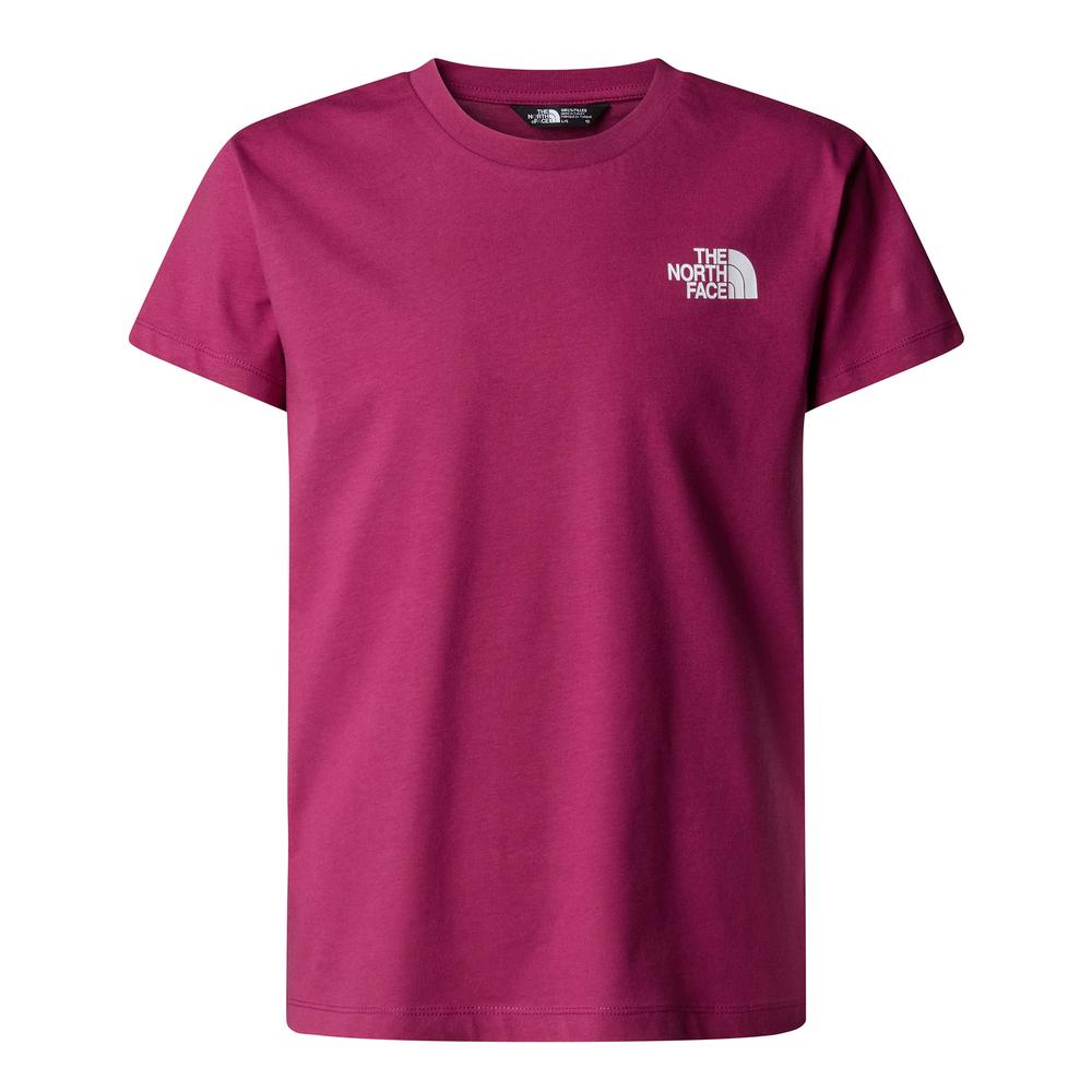 Koszulka dziecięca The North Face NSE Box Tek 0A8CJB6EO1 - różowa