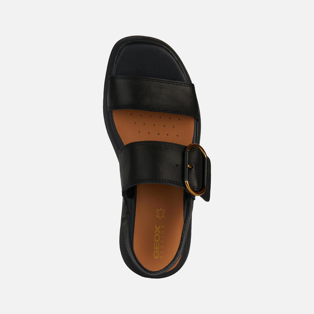 Sandały Geox Spherica EC4.1 D45D4B00043C9999 - czarne