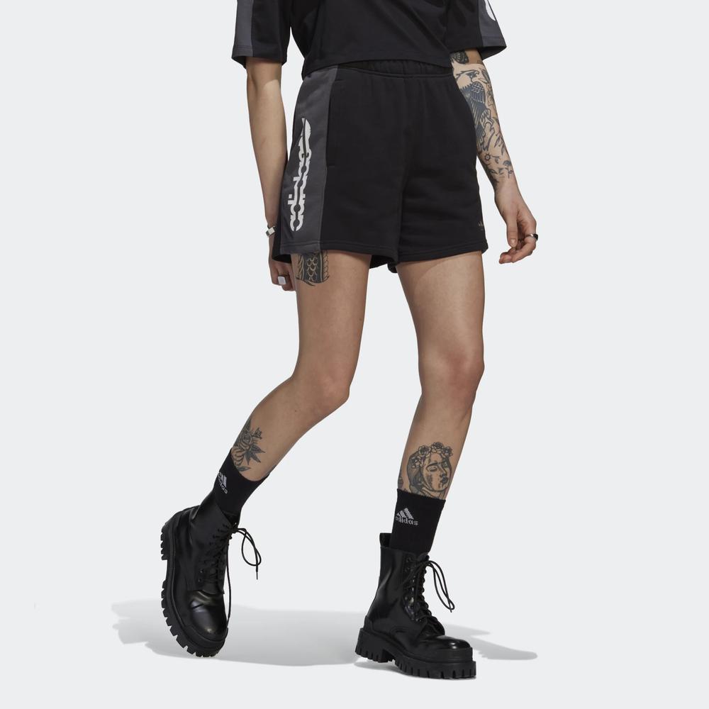 Spodenki adidas Blocked Graphic HF2137 - czarne