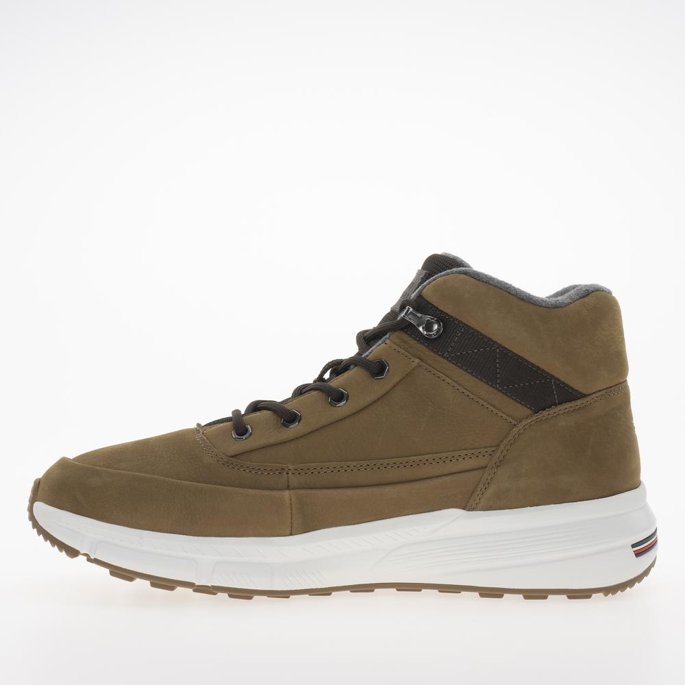 Buty Tommy Hilfiger Warm Nubuck Hybrid FM0FM05189-GWJ - brązowe