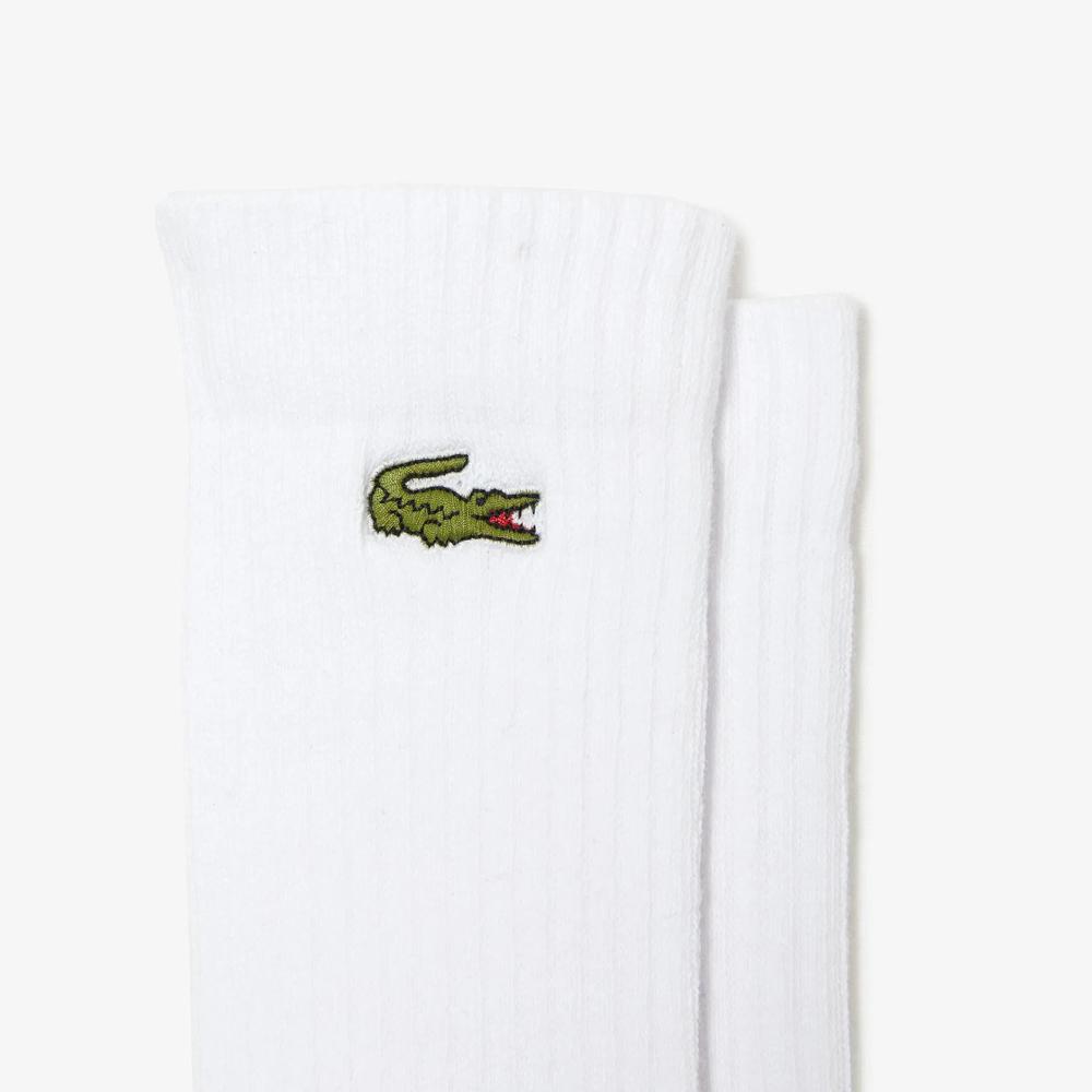 Skarpety unisex 3-pack Lacoste RA4182-Z92 - białe