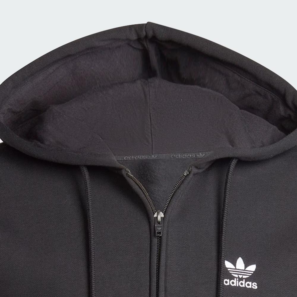 Bluza męska adidas Originals Trefoil Essentials Full-Zip IW5791 - czarna
