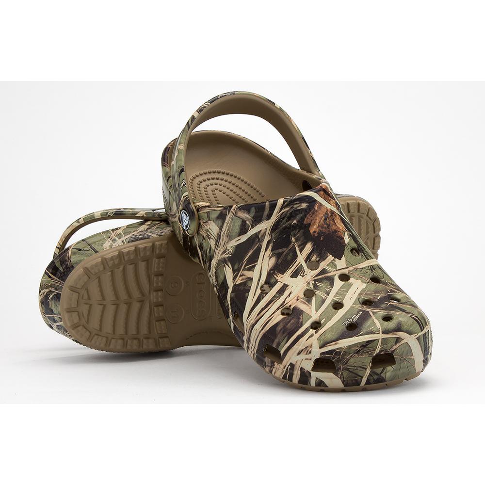 Klapki Crocs Classic Realtree V2 12132-260 - zielone