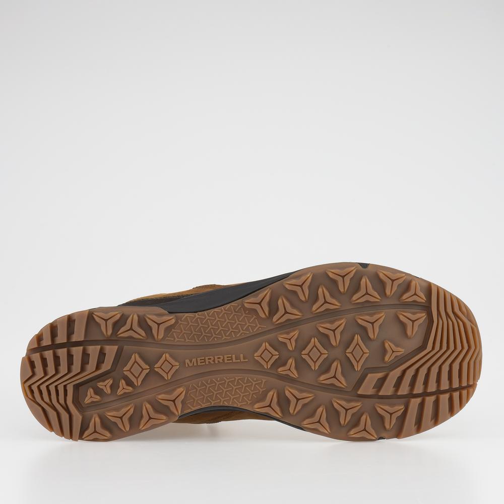 Buty Merrell Erie Mid Leather Waterproof J500121 - brązowe