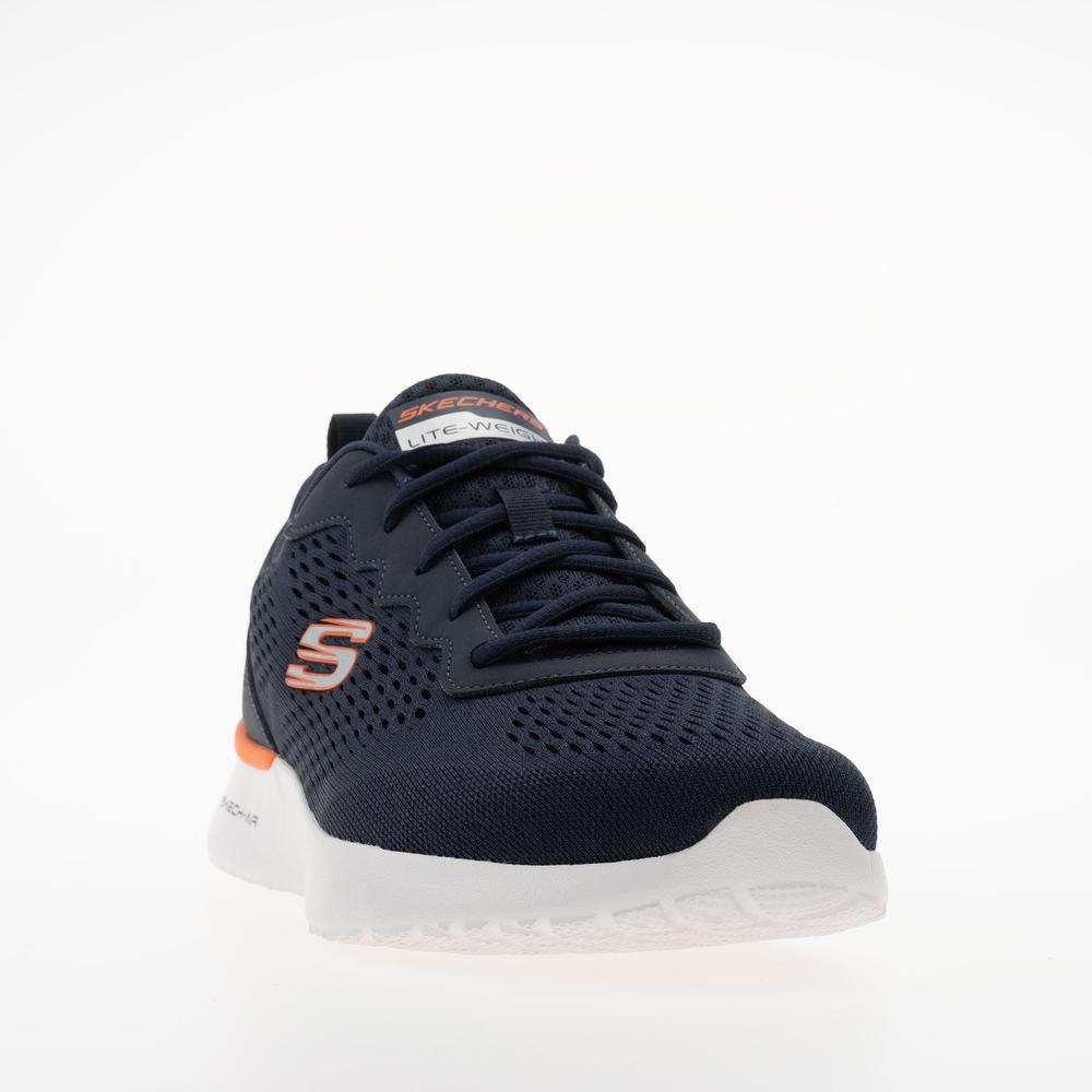 Buty męskie Skechers Air Dynamight Tuned Up 232291NVOR - granatowe
