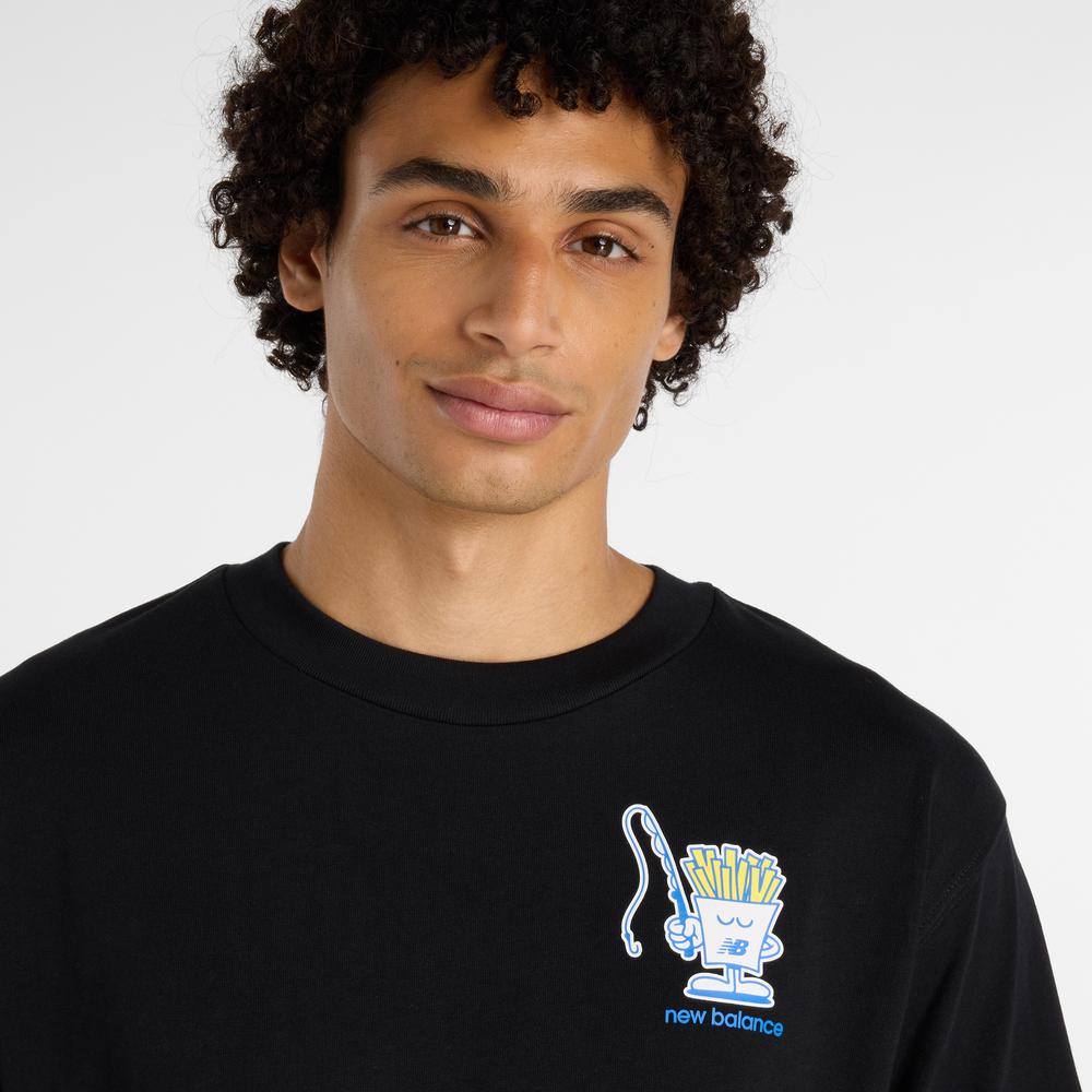 Koszulka męska New Balance MT61I5BMBK - czarna