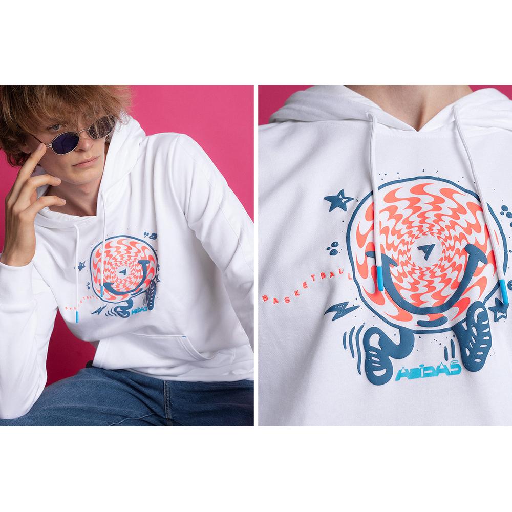 Bluza adidas Trae Hoodie  HG0724 - biała