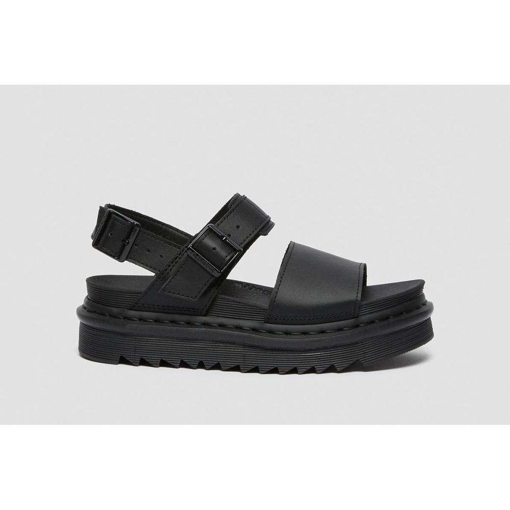 Sandały Dr Martens Voss Leather Strap 23802001 - czarne