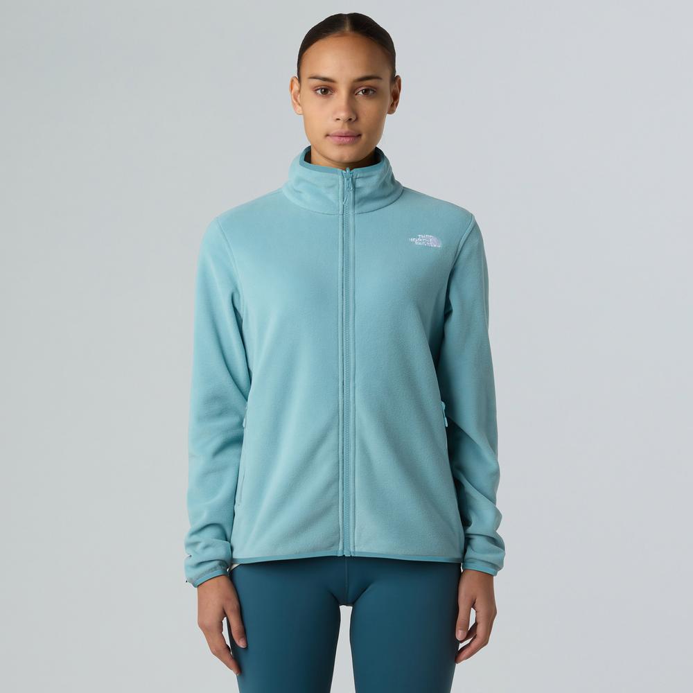 Bluza damska The North Face 100 Glacier Full-Zip Fleece 0A8D2FBOA1 - niebieska