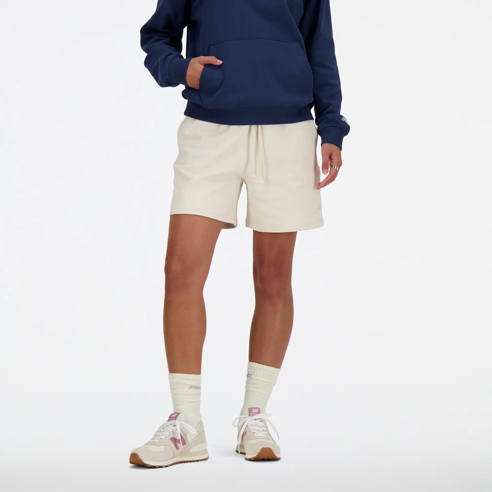 Spodenki damskie New Balance WS41508LIN - beżowe