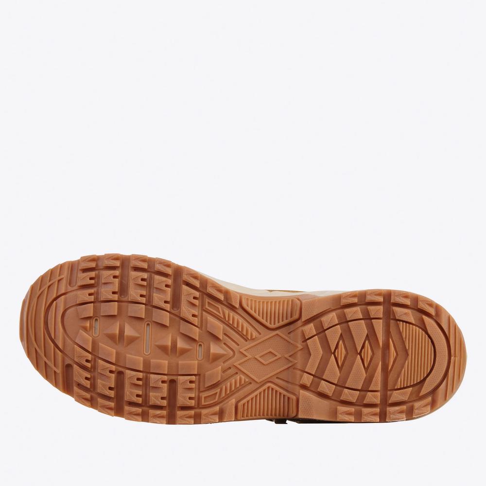 Buty męskie Lotto Woodlark Mid 2400310U-7272 - brązowe
