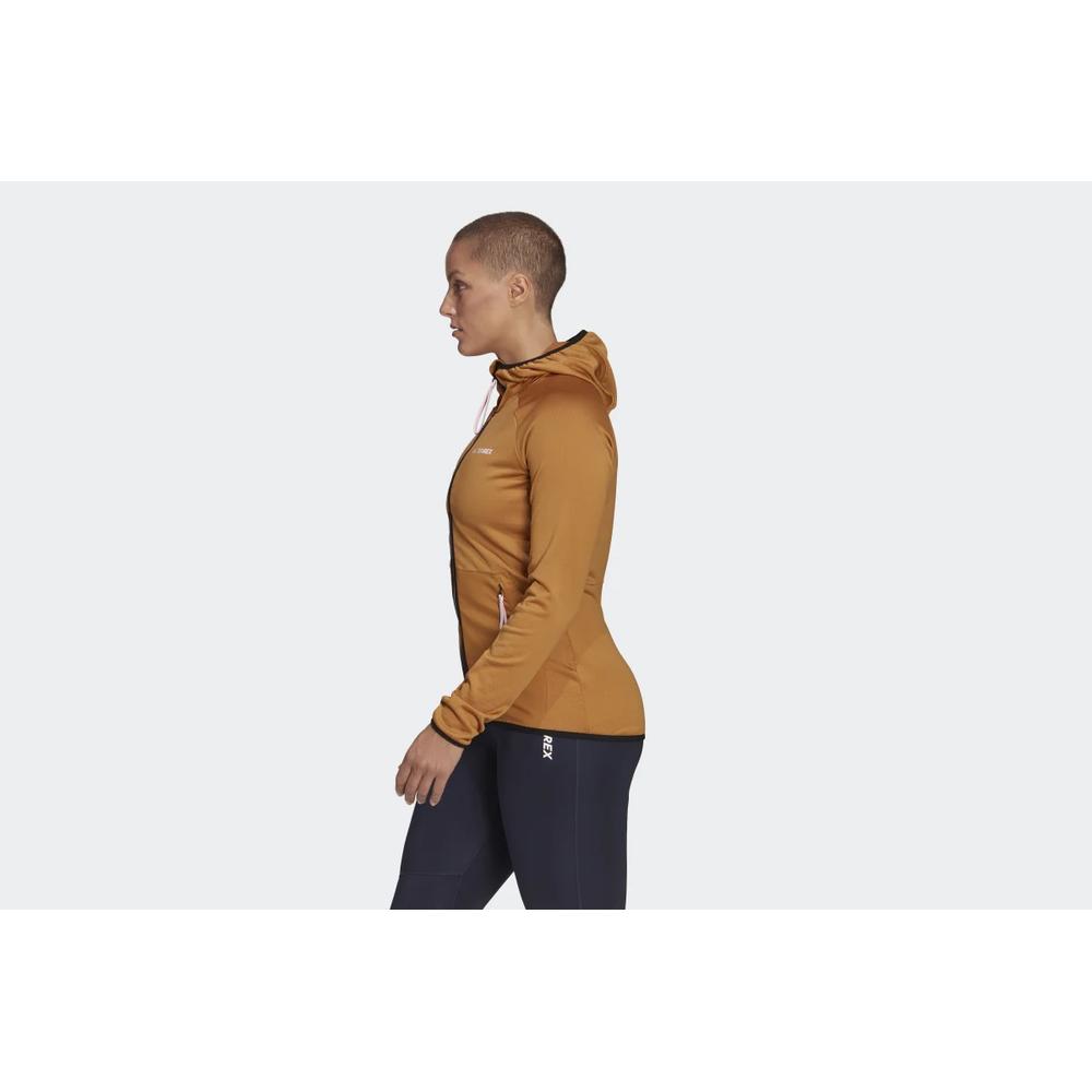 adidas Terrex Tech Flooce Light Hooded Hiking Jacked > GQ4261