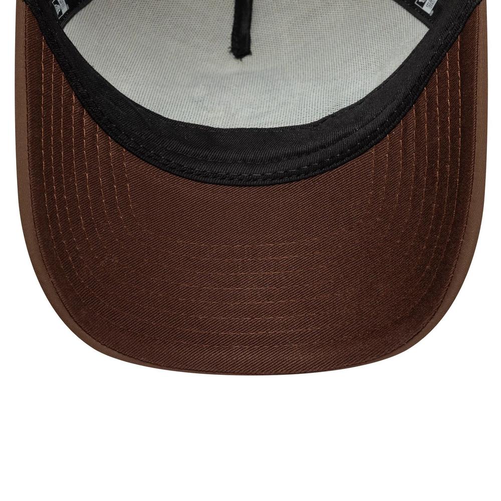 Czapka męska New Era Graphic 9FORTY M-Crown A-Frame Trucker 60771806 - brązowo-beżowa