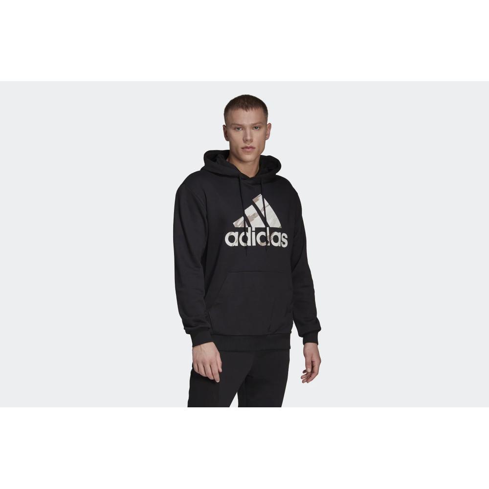 Bluza adidas Essentials French Terry Camo-Print Hoodie HE4374 - czarna