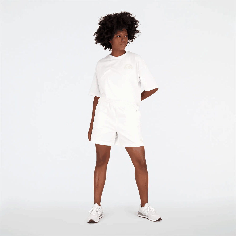 Spodenki New Balance WS31551SST - białe