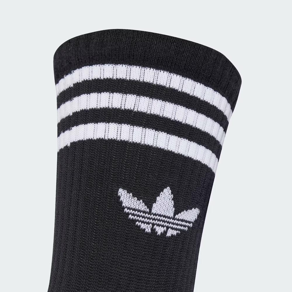 Skarpetki unisex adidas Originals 3-Stripies Crew 3 Pairs JV7402 - czarne