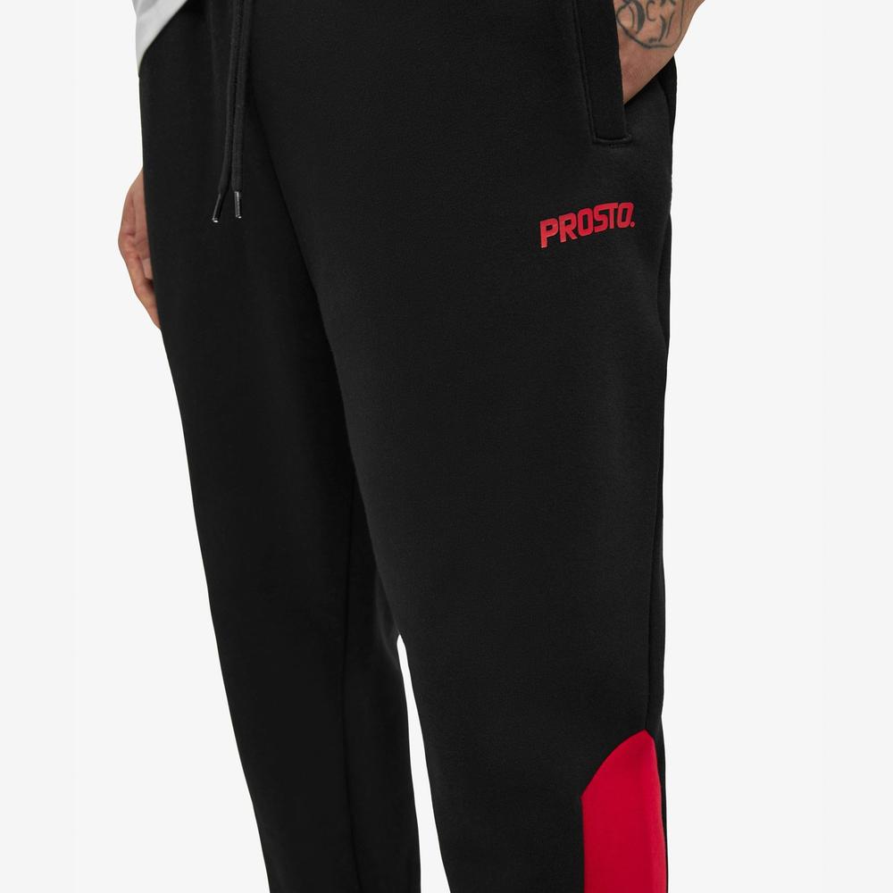 Spodnie dresowe Prosto Klasyk Sweatpants Criso Black KL232MPAN4052 - czarne