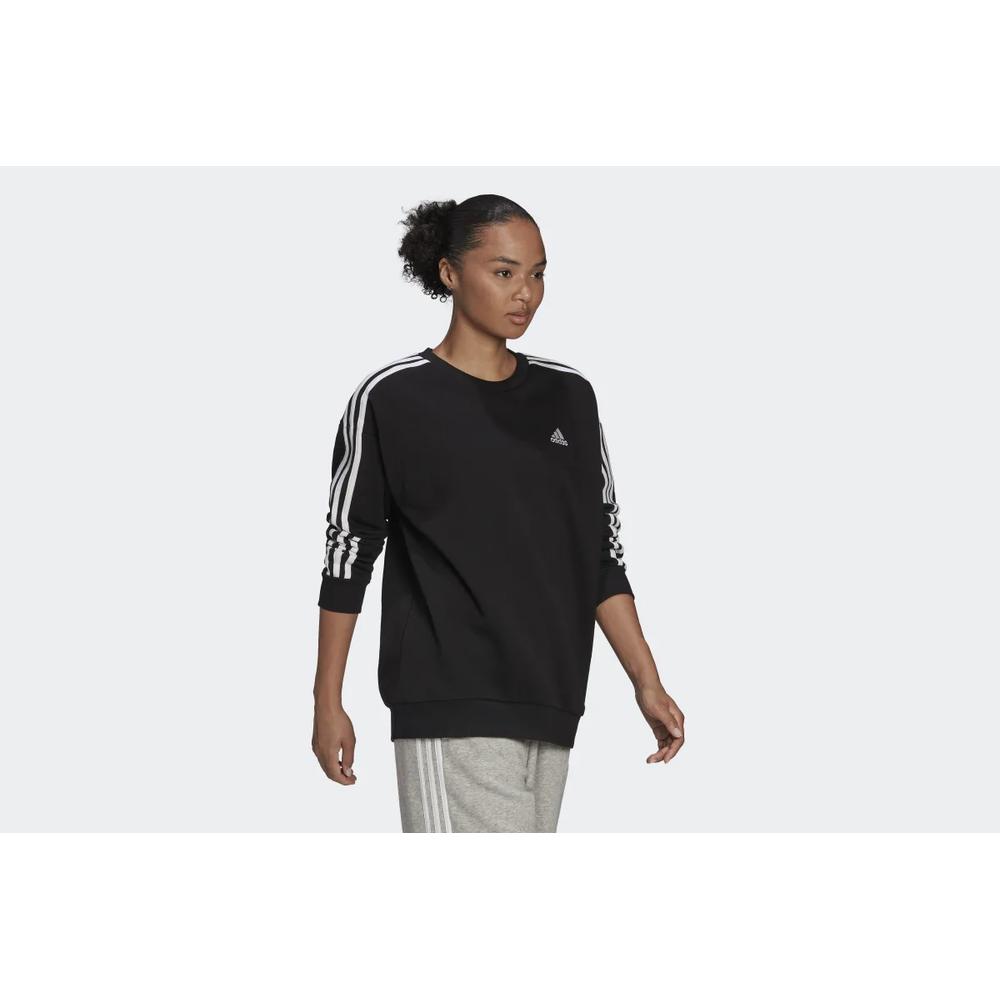 Bluza adidas Essentials Studio Lounge 3-Stripes Sweatshirt HC9124 - czarna