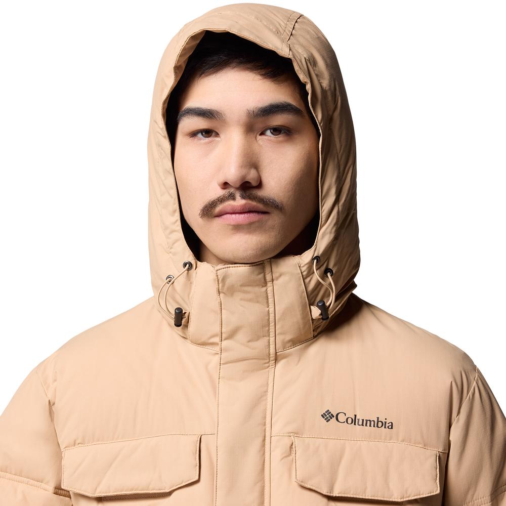 Kurtka męska Columbia Landroamer Hooded Puffer 2088081262 - beżowa