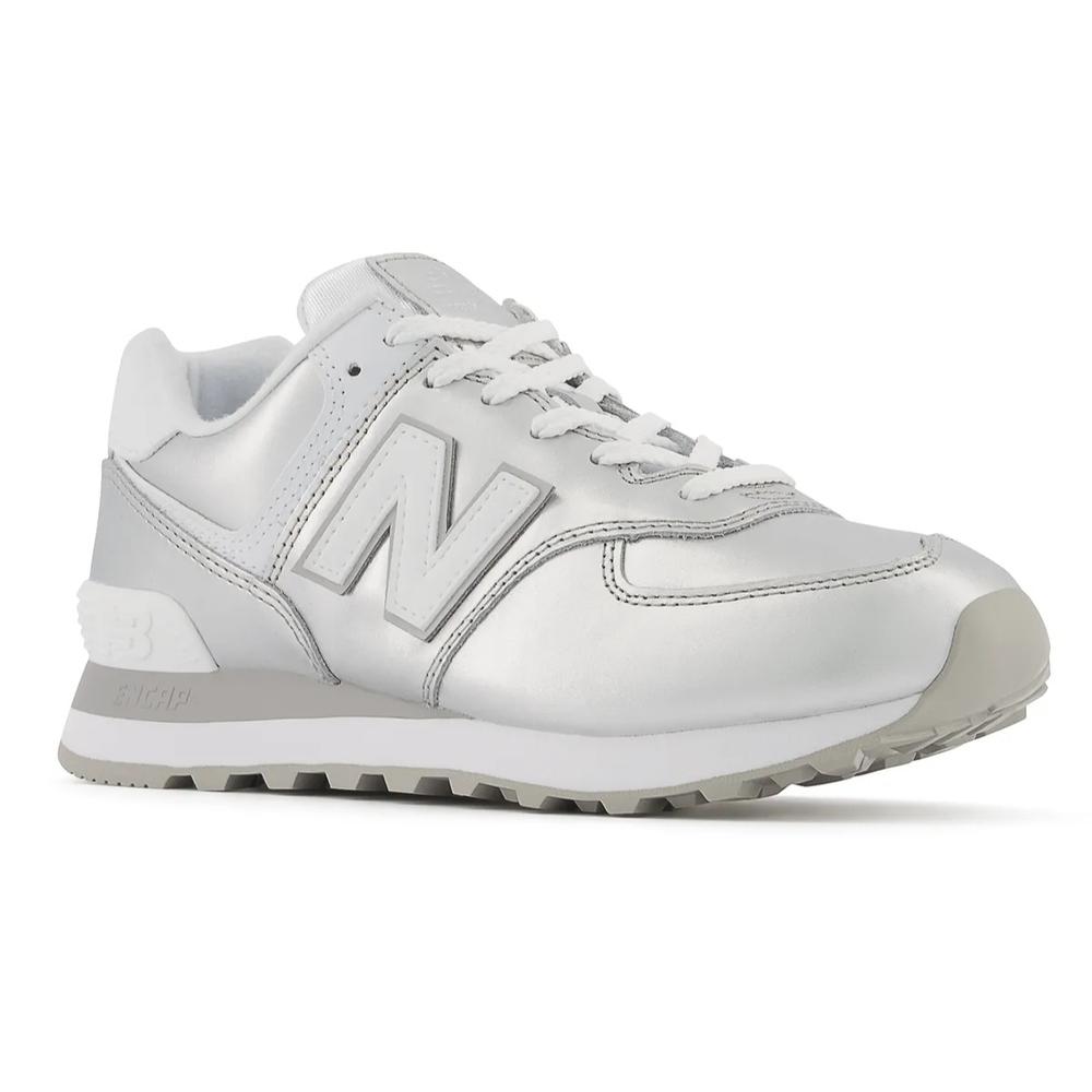 Buty New Balance WL574LA2 - srebrne