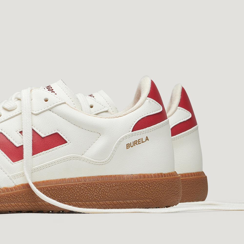Buty Flamingos Life Burela Slim BSPANRED - biało-czerwone