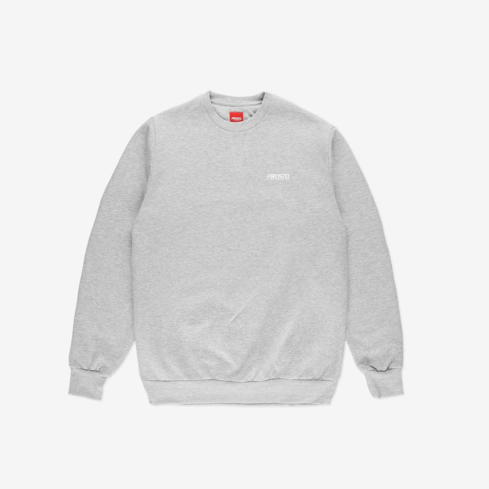 Bluza Prosto Klasyk Crewneck Humb KL222MSWE1093 - szara