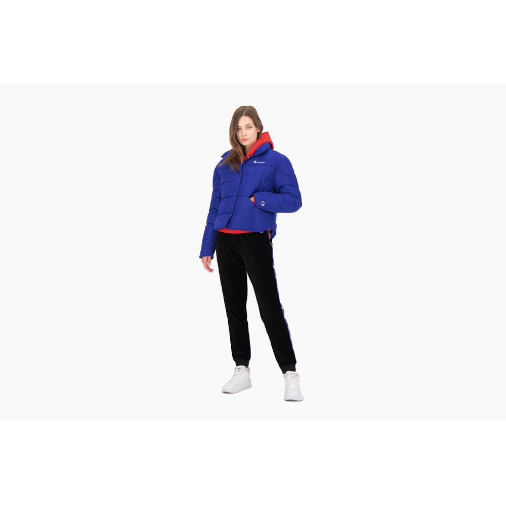 CHAMPION TRI LOGO CROPPED PUFFER JACKET > 112318-BS103