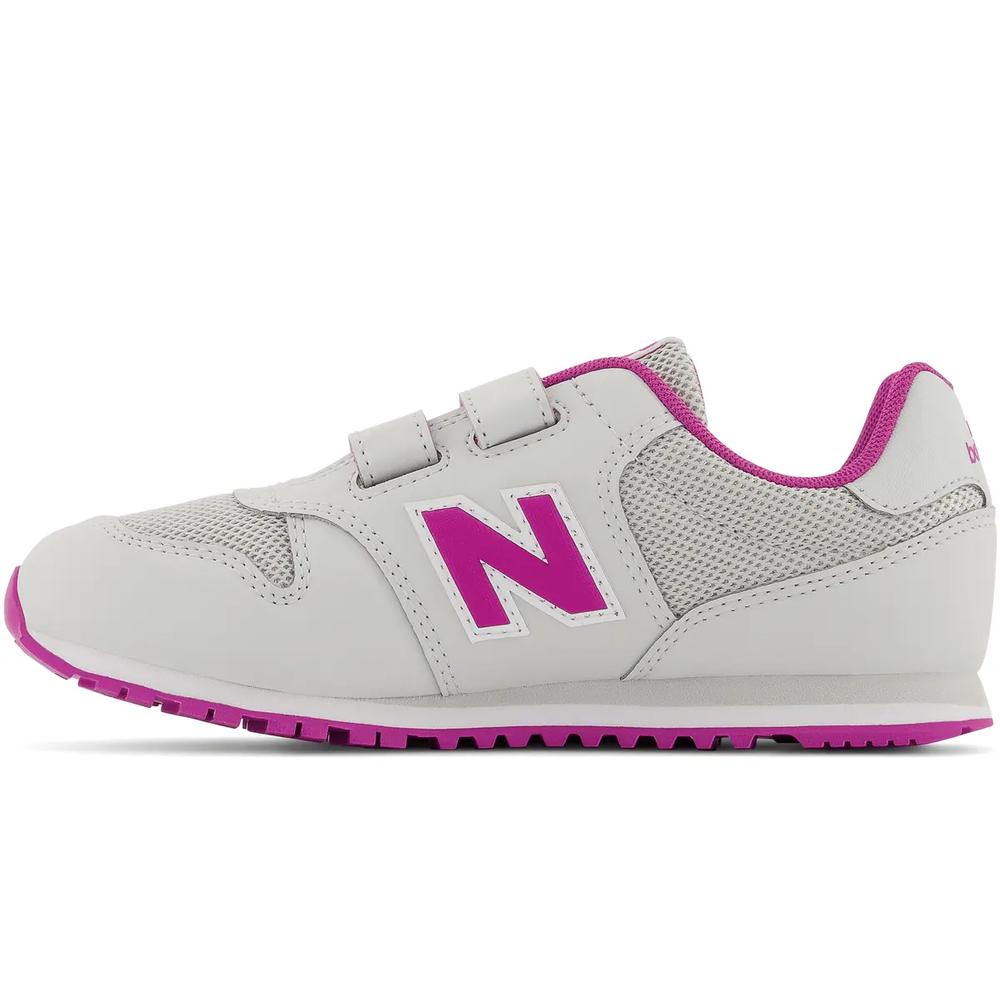 Buty New Balance PV500GM1 - szaro-różowe