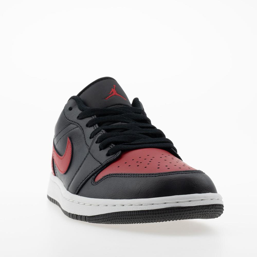 Buty męskie Nike Air Jordan 1 Low 553558-067 - czarno-czerwone