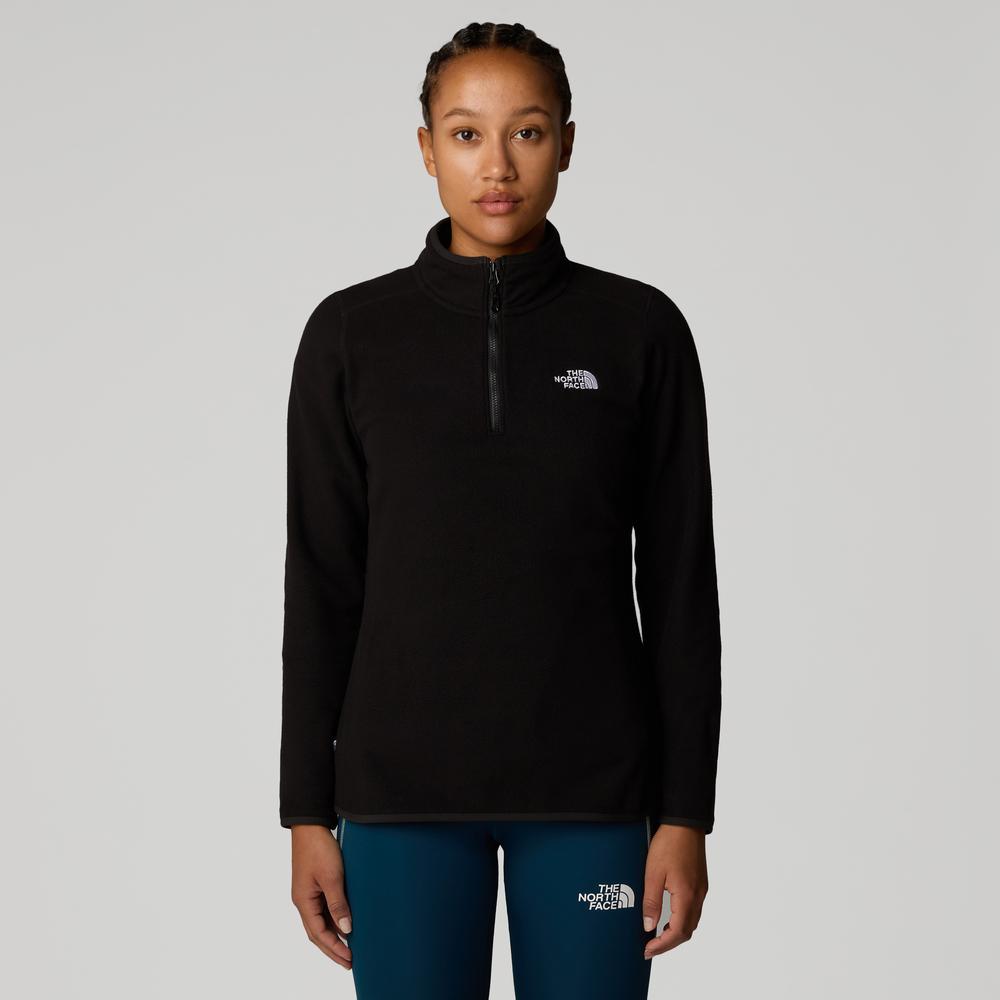 Bluza The North Face 100 Glacier 1/4 Zip Fleece 0A855M4H01 - czarna