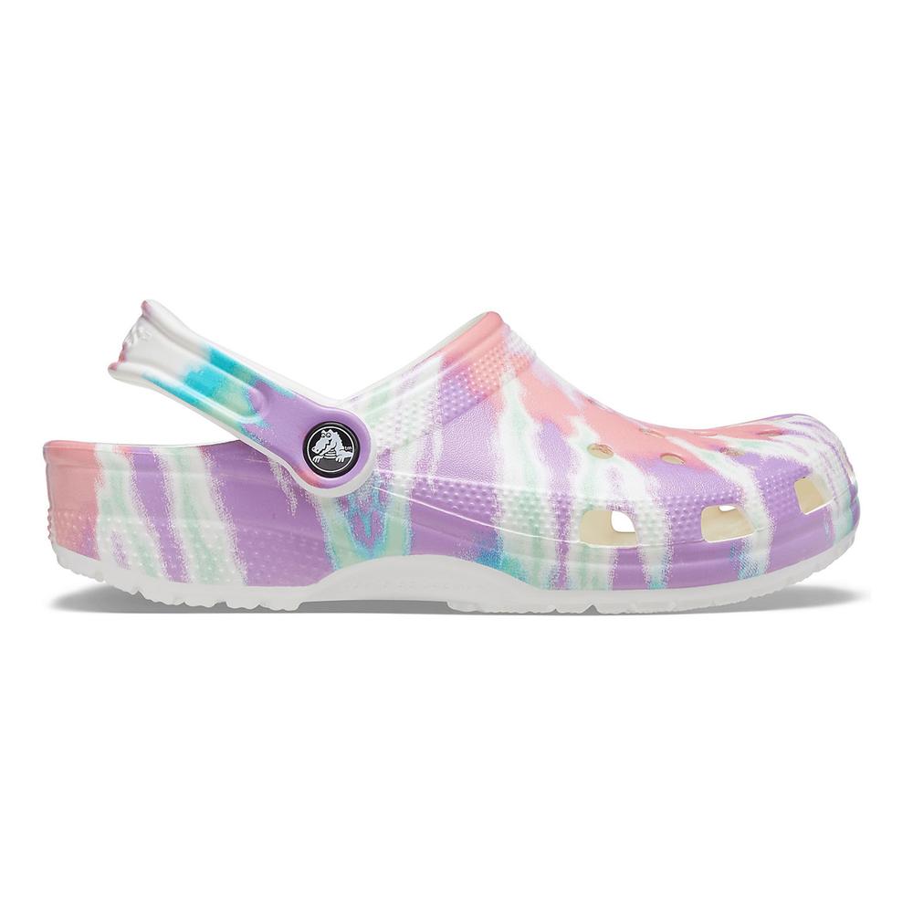 Crocs Classic Tie-Dye Graphic Clog > 205453-6SN