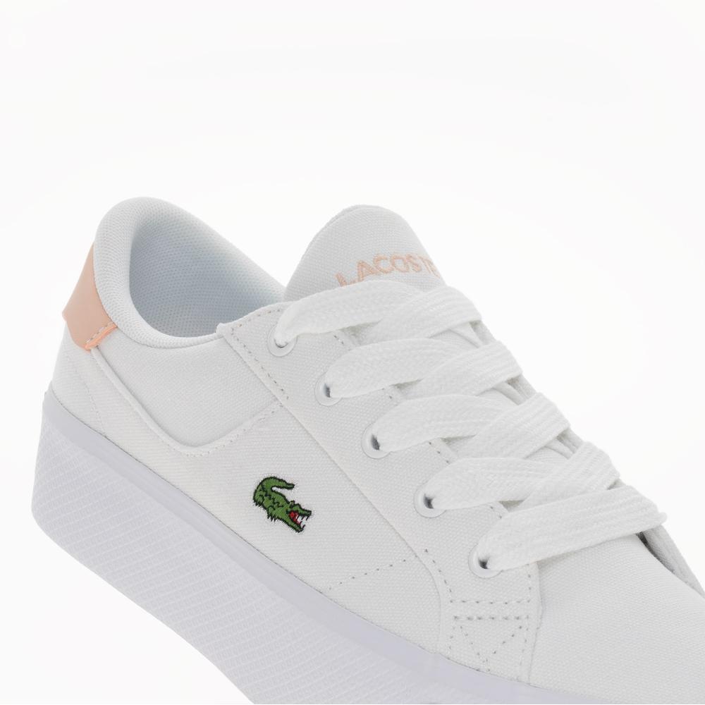 Buty Lacoste Ziane Platform 125 1 CFA 749CFA0017-1Y9 - białe