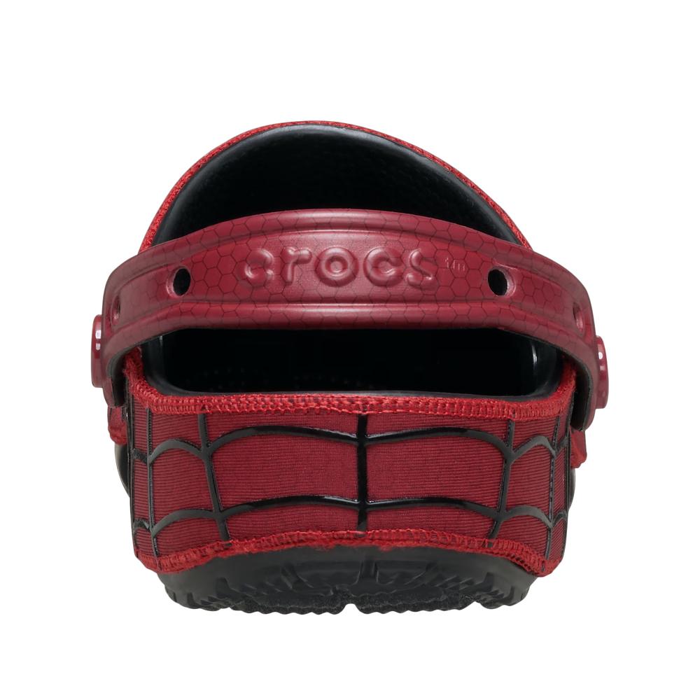 Klapki męskie Crocs Spider-Man Neo Classic Clog 211489-90H - czerwone