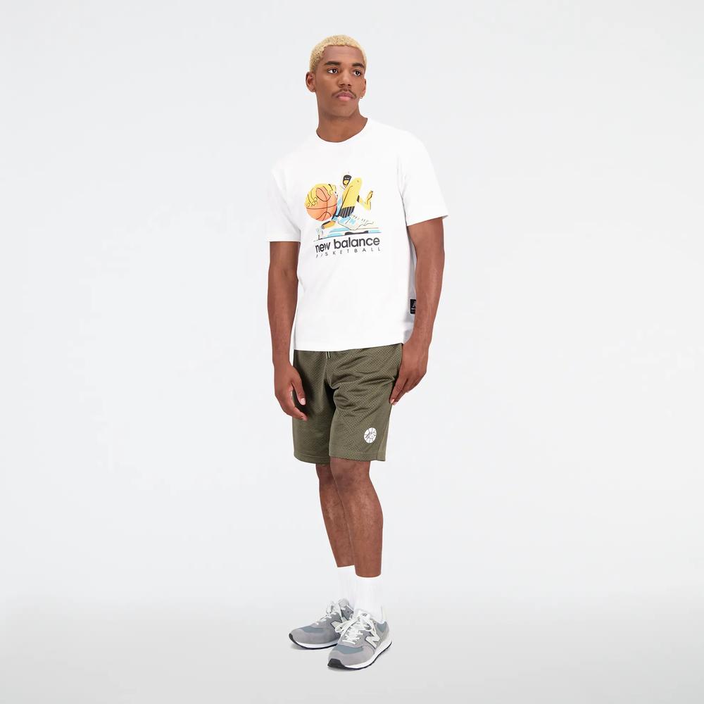 Koszulka New Balance MT31589WT - biała