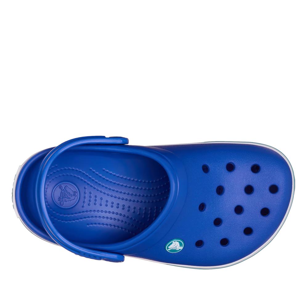 Klapki młodzieżowe Crocs Crocband Clog 207006-4PI - niebieskie