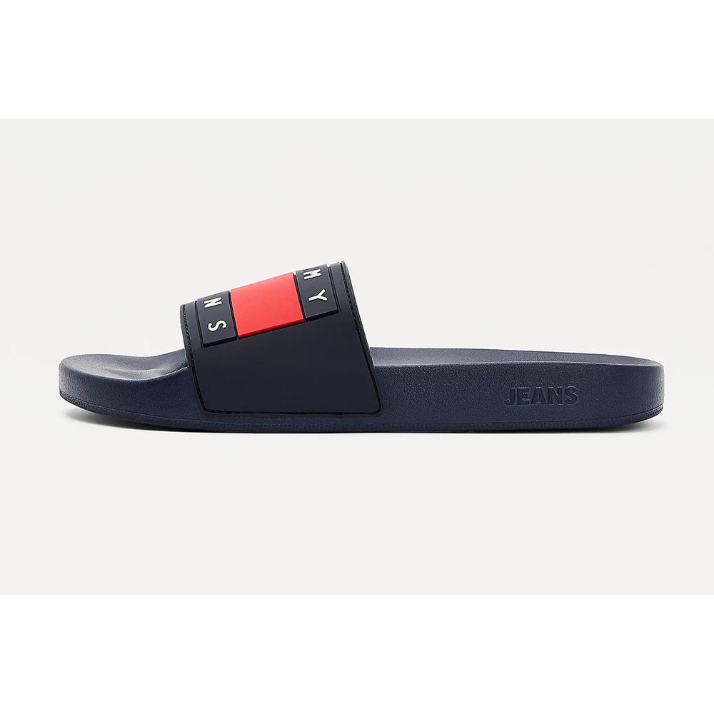 Tommy Jeans Rubber Flag Pool Slides > EM0EM00689-C87