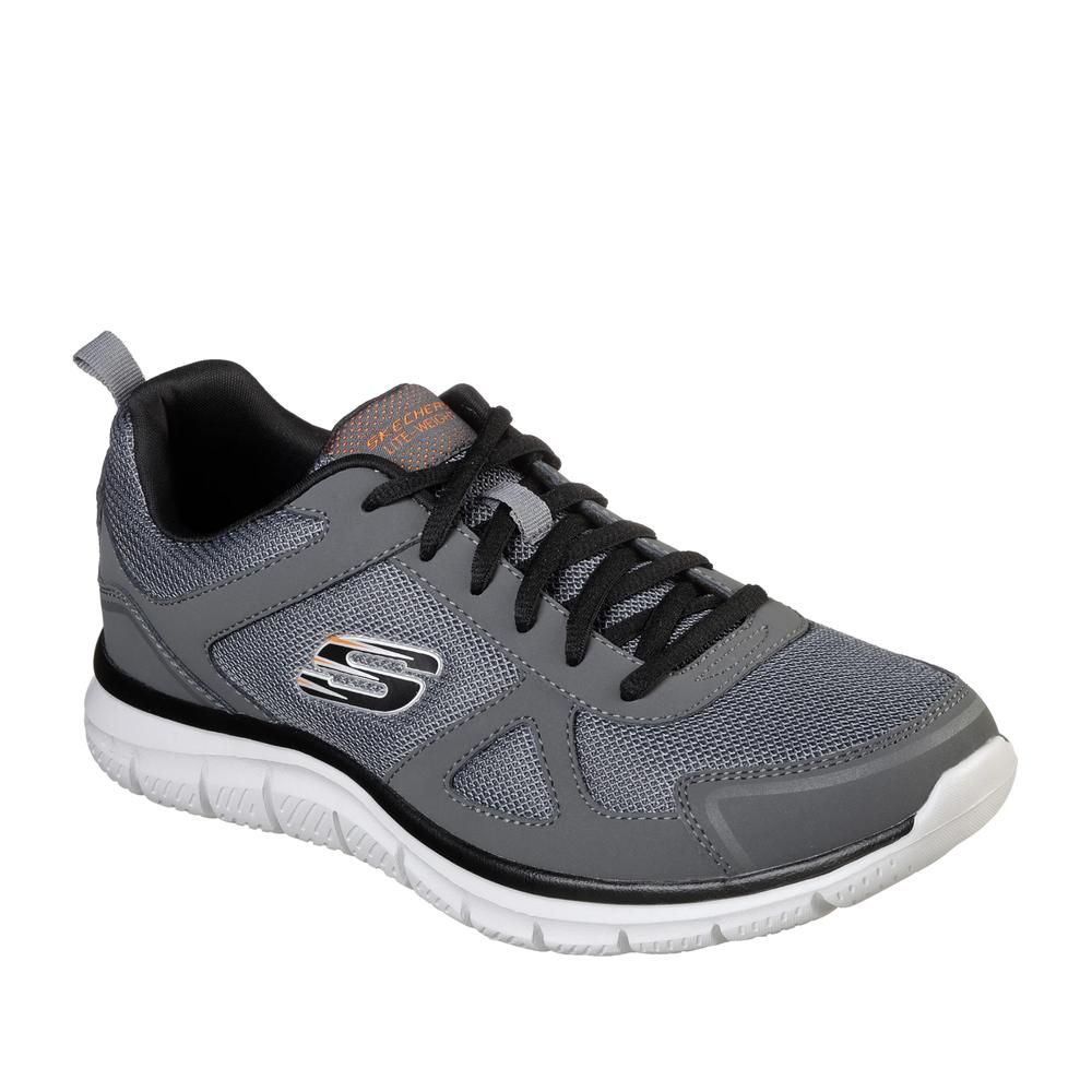 Buty męskie Skechers Track 52631CCBK - szare
