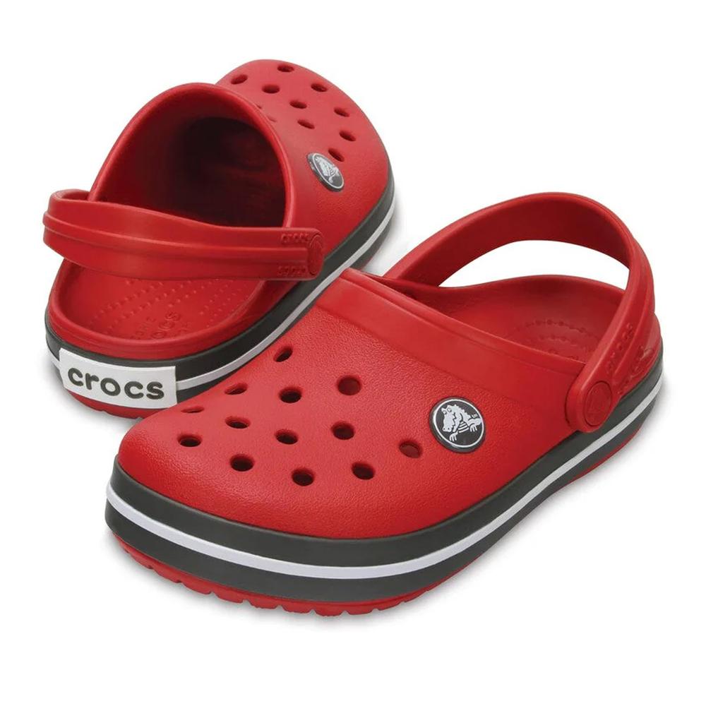 Klapki Crocs Toddler Crocband Clog 207005-6IB - czerwone